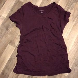 Short sleeve maternity tee